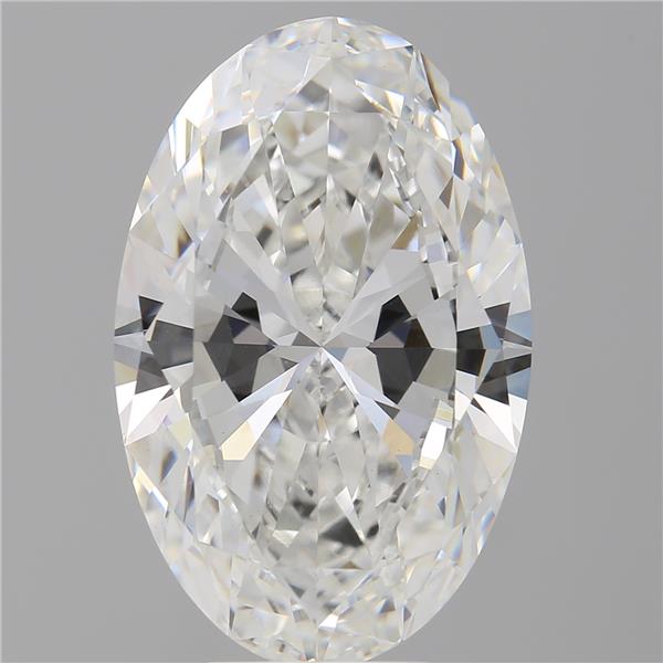 7.01 ct. oval Lab Grown Diamond front image