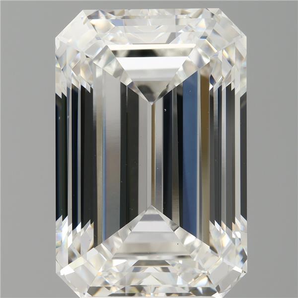 5.96 ct. emerald Lab Grown Diamond front image