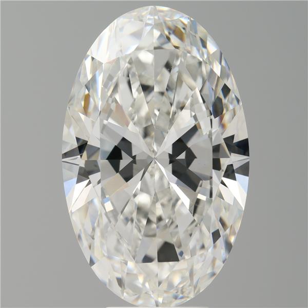 7.60 ct. oval Lab Grown Diamond front image