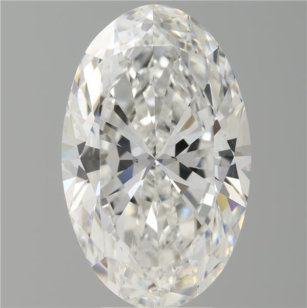 6.10 ct. oval Lab Grown Diamond front image
