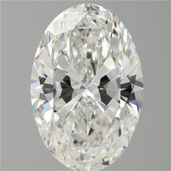7.05 ct. oval Lab Grown Diamond front image