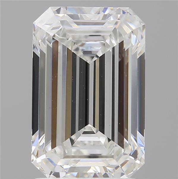 2.60 ct. emerald Lab Grown Diamond front image