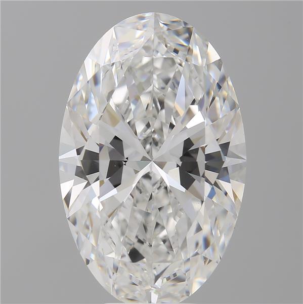 7.10 ct. oval Lab Grown Diamond front image