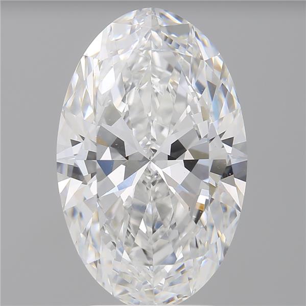 4.08 ct. oval Lab Grown Diamond front image