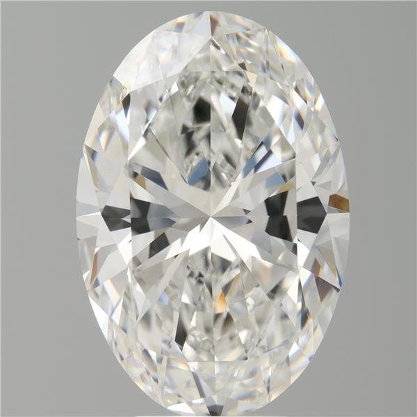7.04 ct. oval Lab Grown Diamond front image