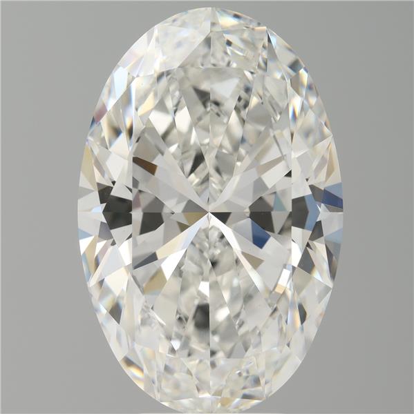 7.05 ct. oval Lab Grown Diamond front image