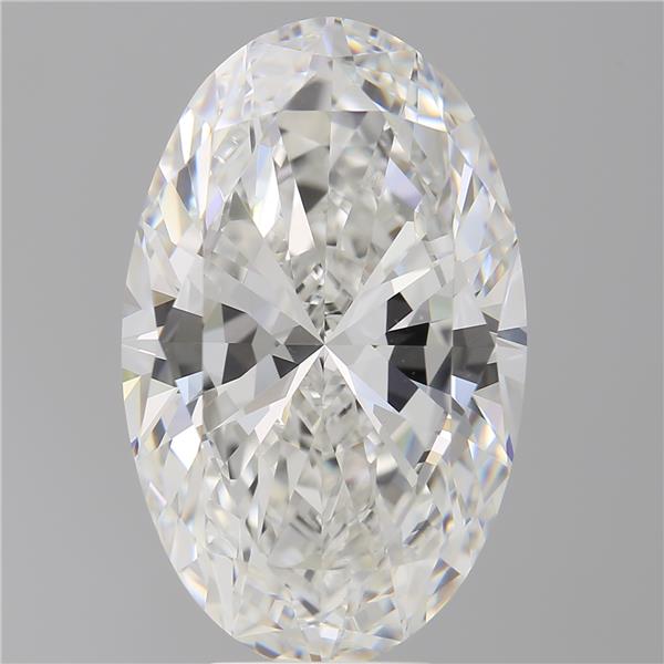 8.03 ct. oval Lab Grown Diamond front image