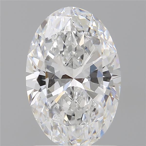 1.56 ct. oval Lab Grown Diamond front image