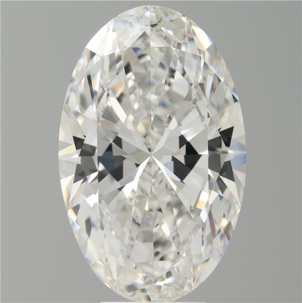 7.04 ct. oval Lab Grown Diamond front image