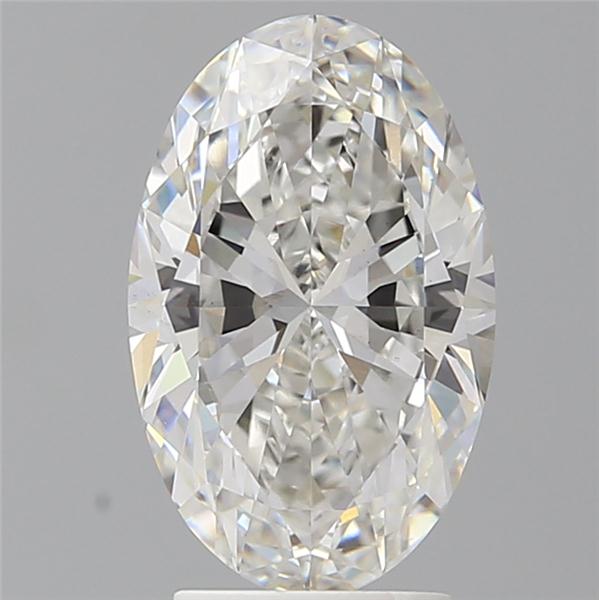 3.02 ct. oval Lab Grown Diamond front image