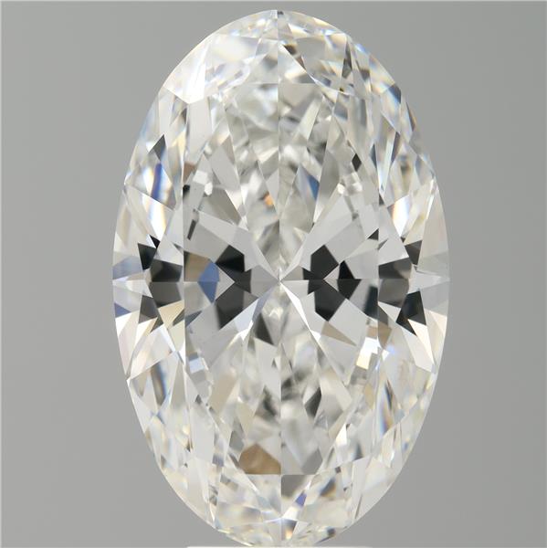 7.57 ct. oval Lab Grown Diamond front image