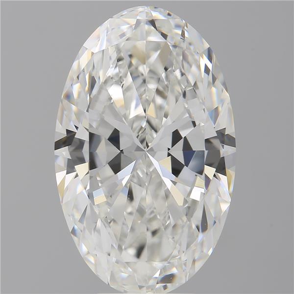 7.02 ct. oval Lab Grown Diamond front image
