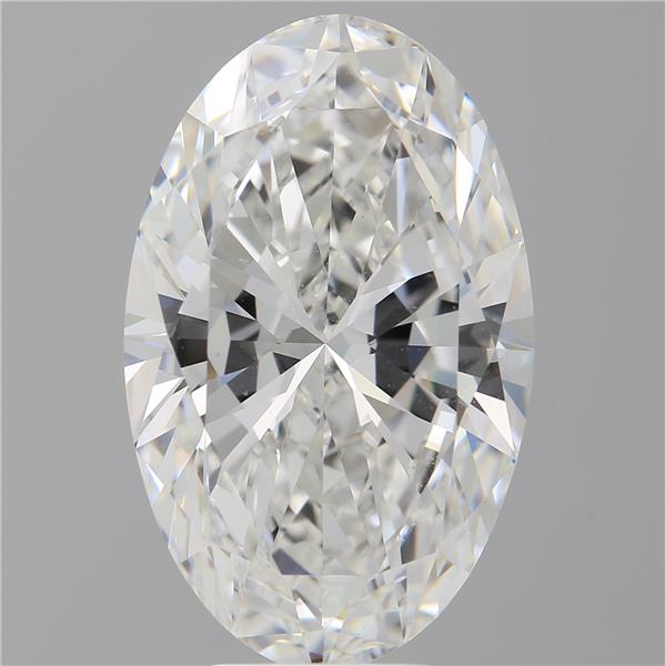 8.10 ct. oval Lab Grown Diamond front image