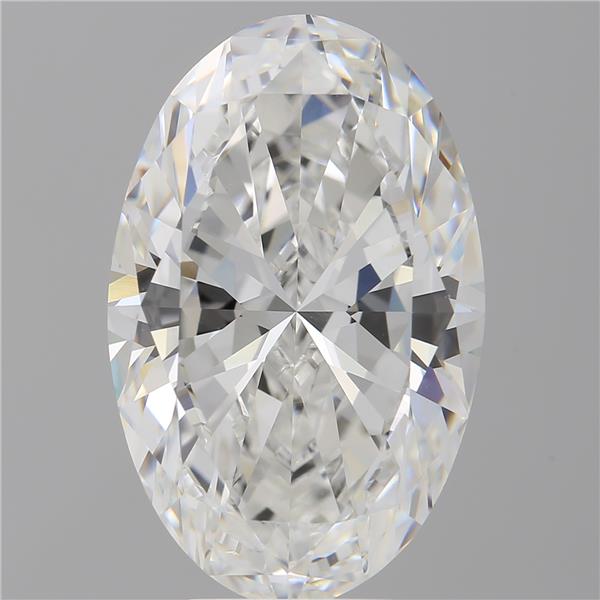 7.01 ct. oval Lab Grown Diamond front image