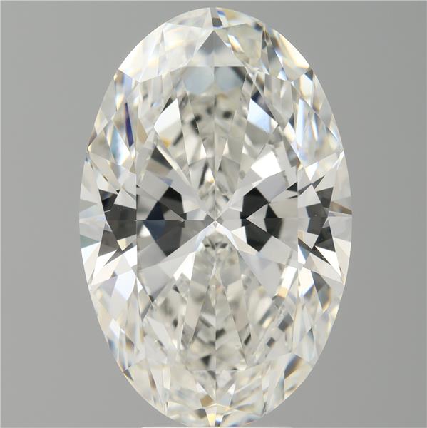 7.04 ct. oval Lab Grown Diamond front image