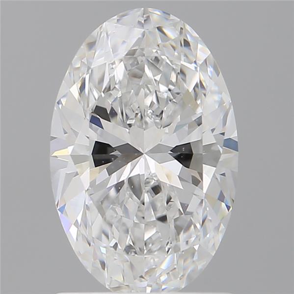 1.56 ct. oval Lab Grown Diamond front image