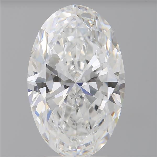 4.10 ct. oval Lab Grown Diamond front image