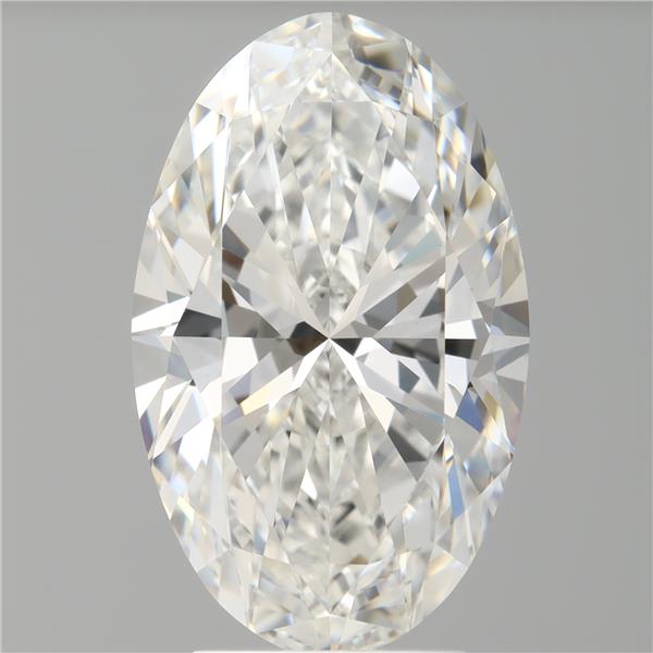 4.10 ct. oval Lab Grown Diamond front image