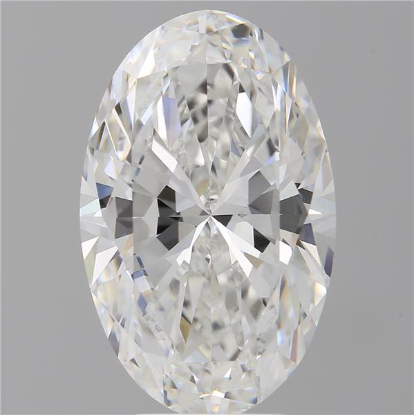 6.03 ct. oval Lab Grown Diamond front image