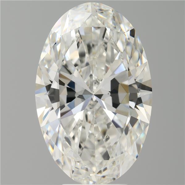 7.09 ct. oval Lab Grown Diamond front image