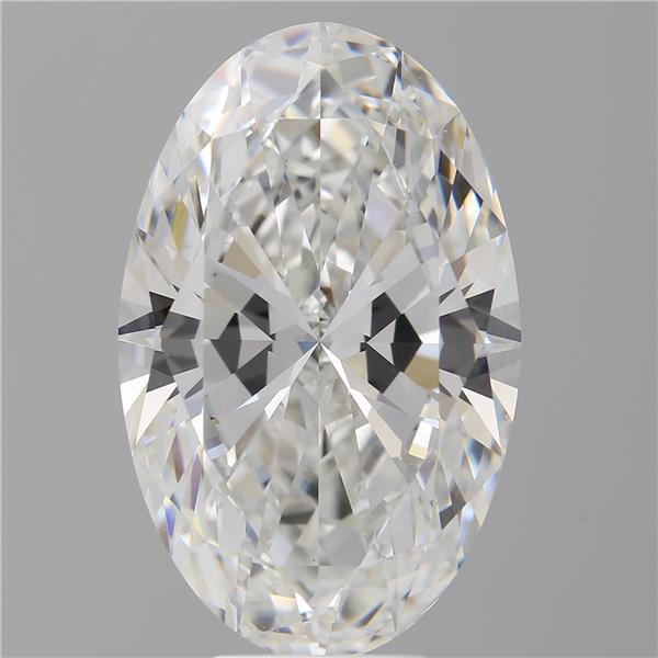 8.09 ct. oval Lab Grown Diamond front image