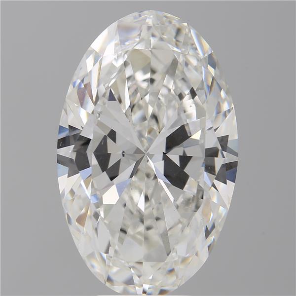 8.06 ct. oval Lab Grown Diamond front image
