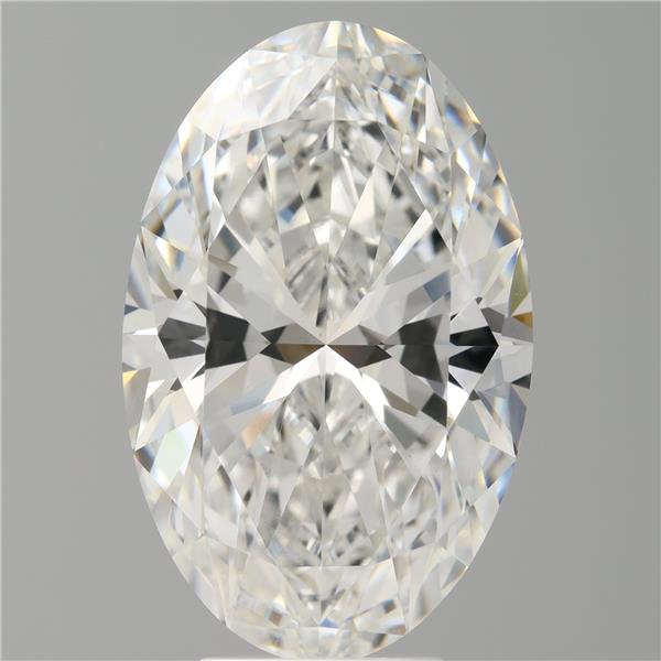 6.09 ct. oval Lab Grown Diamond front image