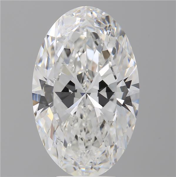 7.58 ct. oval Lab Grown Diamond front image