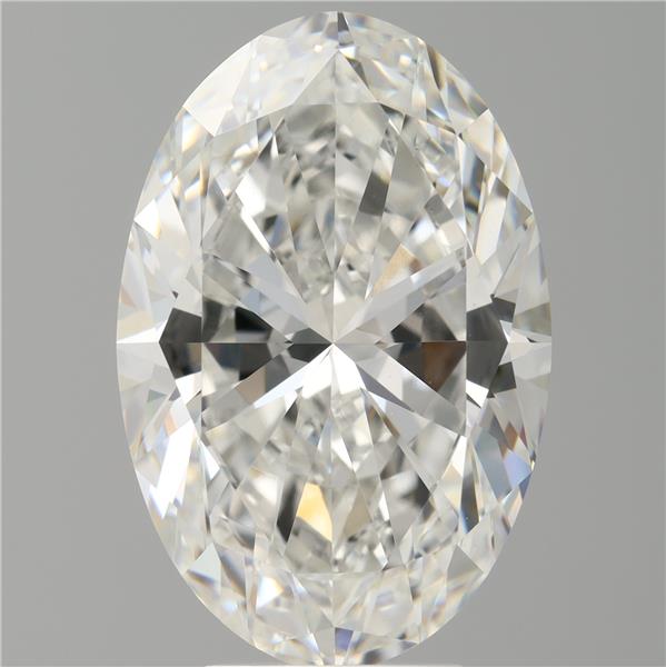 6.10 ct. oval Lab Grown Diamond front image