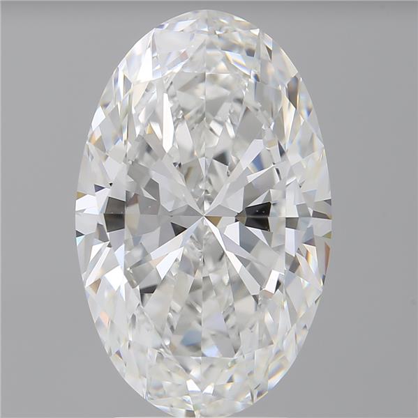 4.10 ct. oval Lab Grown Diamond front image