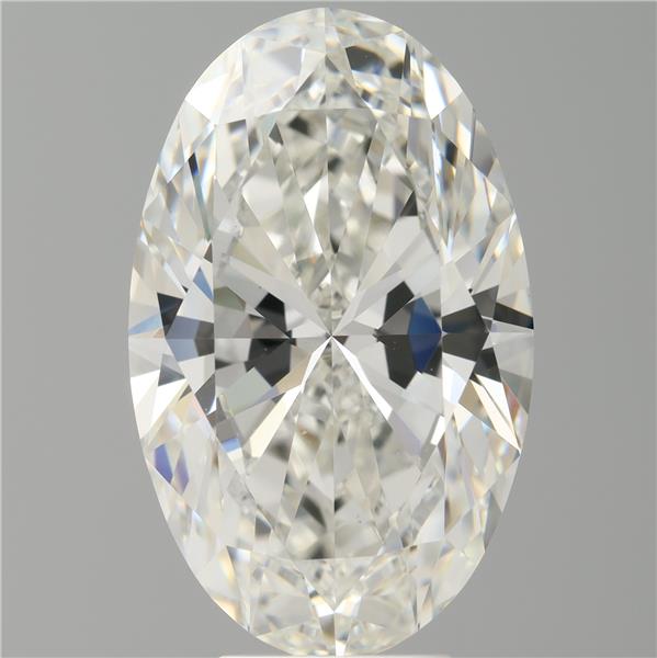 7.04 ct. oval Lab Grown Diamond front image