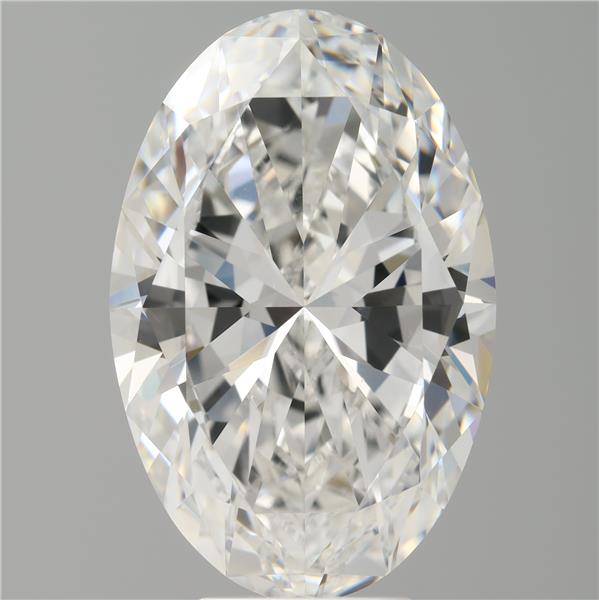 7.08 ct. oval Lab Grown Diamond front image