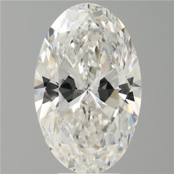 6.02 ct. oval Lab Grown Diamond front image