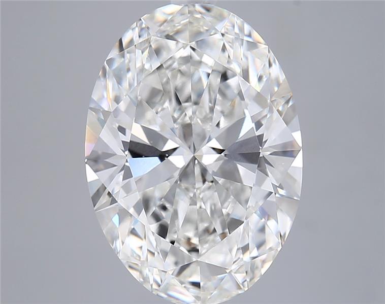 6.03 ct. oval Lab Grown Diamond front image