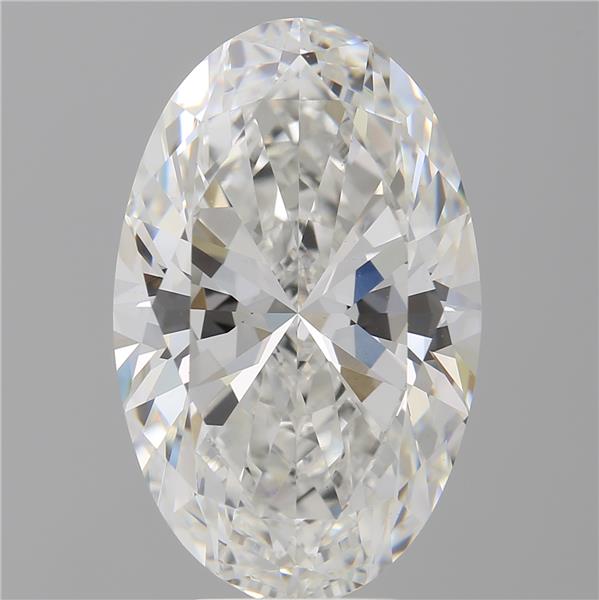 7.07 ct. oval Lab Grown Diamond front image