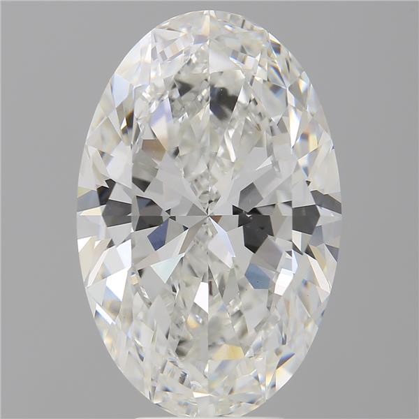 7.01 ct. oval Lab Grown Diamond front image