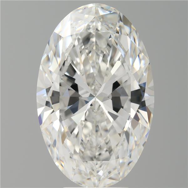 7.10 ct. oval Lab Grown Diamond front image