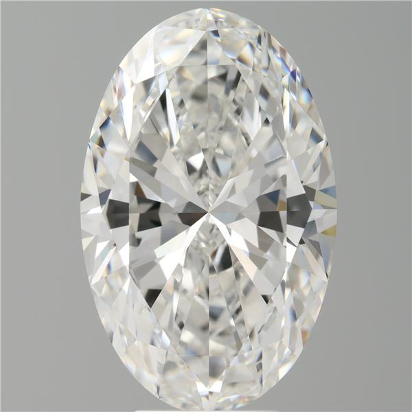 7.09 ct. oval Lab Grown Diamond front image