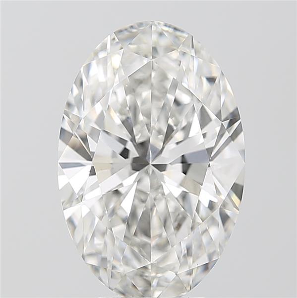 6.01 ct. oval Lab Grown Diamond front image