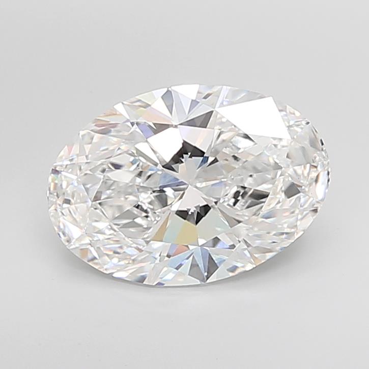6.09 ct. oval Lab Grown Diamond front image