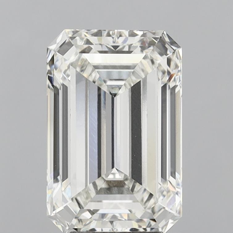 6.09 ct. emerald Lab Grown Diamond front image