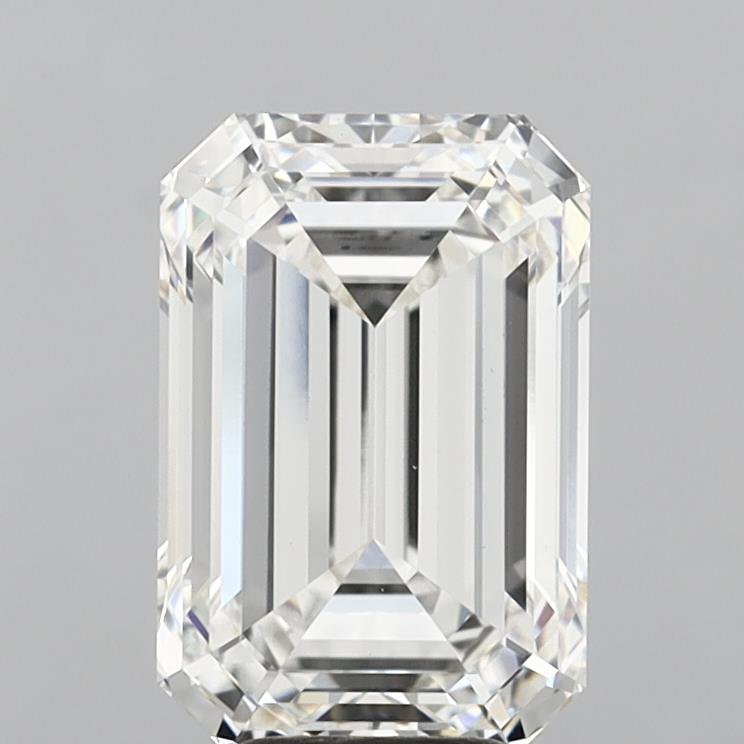 6.10 ct. emerald Lab Grown Diamond front image