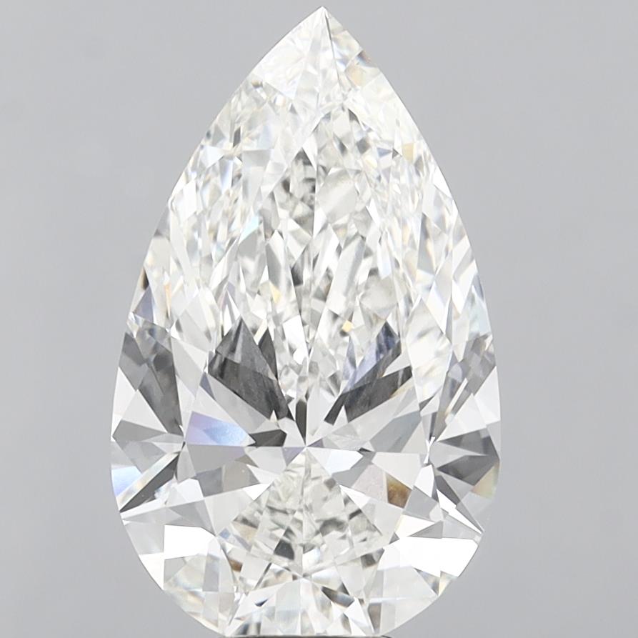 8.09 ct. pear Lab Grown Diamond front image