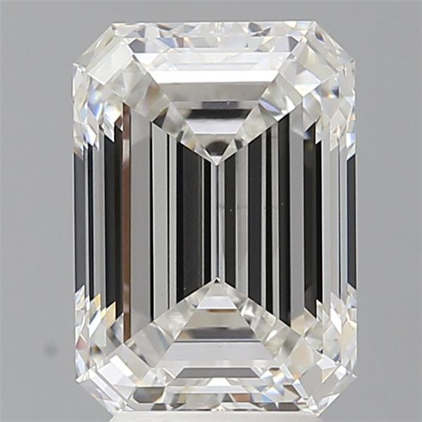 4.08 ct. emerald Lab Grown Diamond front image