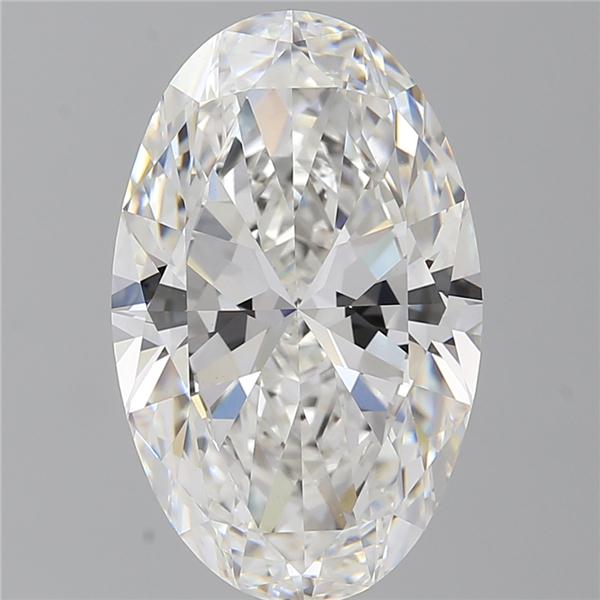 7.55 ct. oval Lab Grown Diamond front image