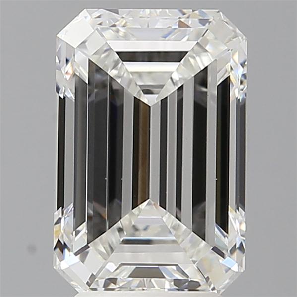 3.92 ct. emerald Lab Grown Diamond front image
