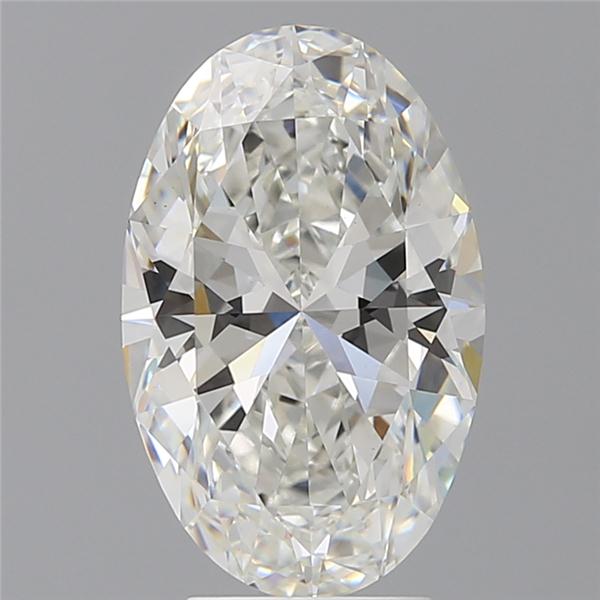 4.09 ct. oval Lab Grown Diamond front image