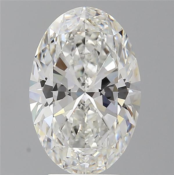 4.08 ct. oval Lab Grown Diamond front image