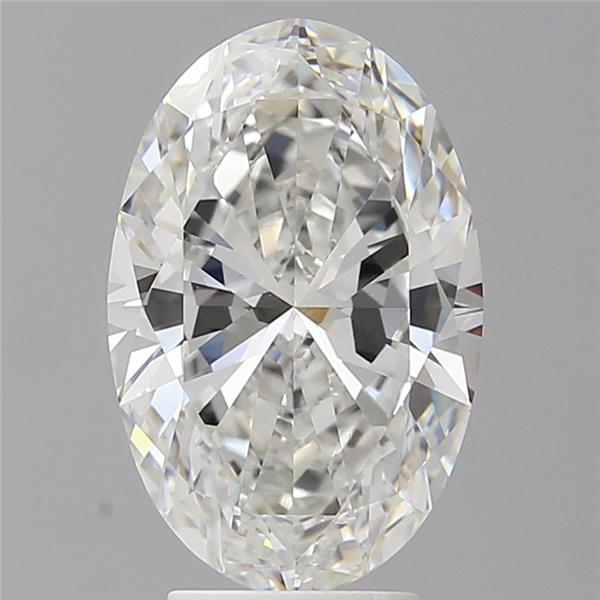 4.10 ct. oval Lab Grown Diamond front image