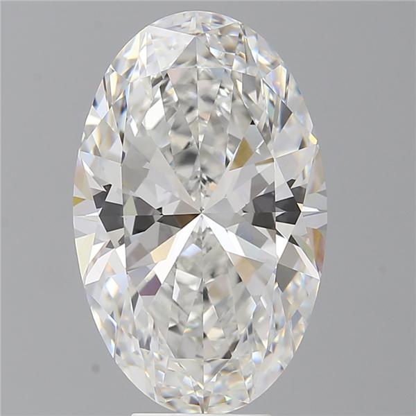 7.60 ct. oval Lab Grown Diamond front image